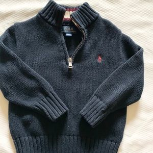 Polo Ralph Lauren toddler quarter zip sweater (2T)